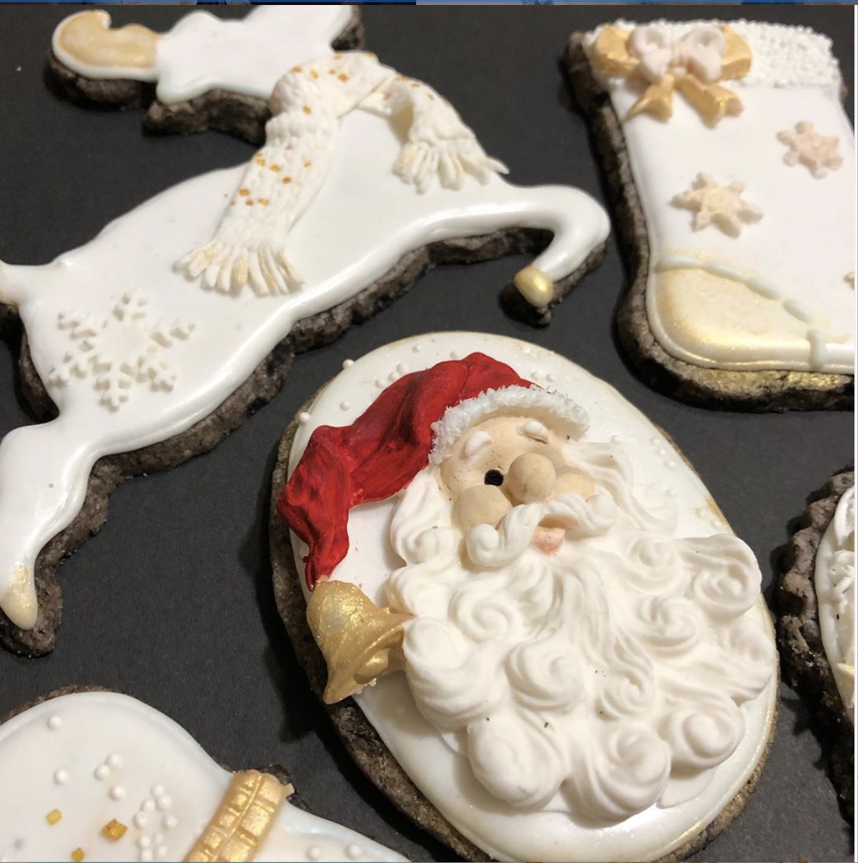 White Christmas Cookie Gift Box