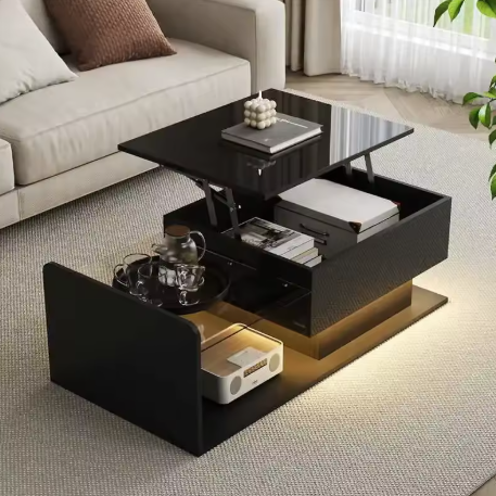 Modern Multifunctional Lift-Top Coffee Table
