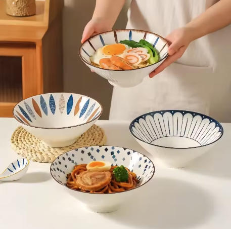Ceramic Ramen Bowl Set