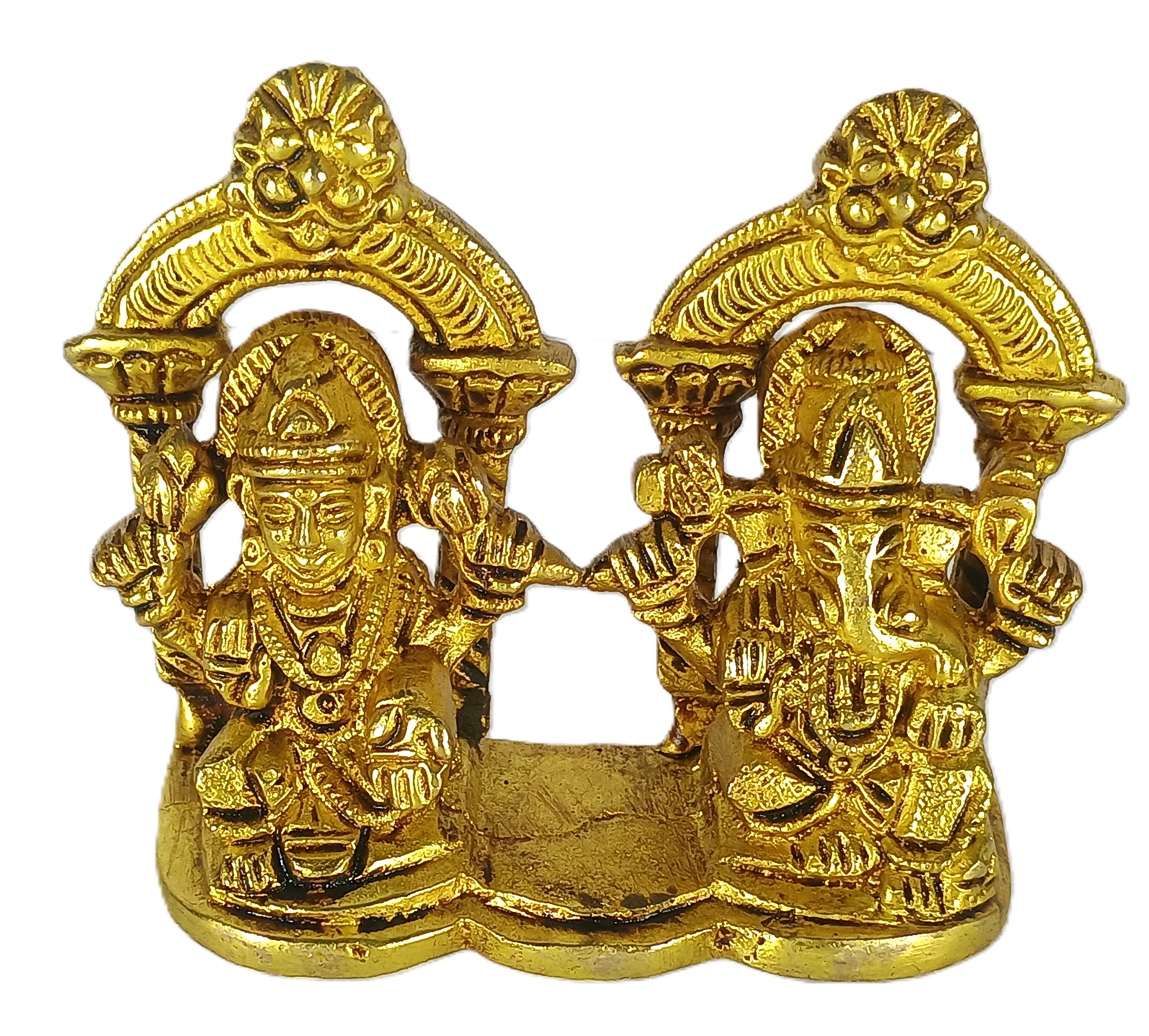 Brass Lakshmi Ganesh Idol