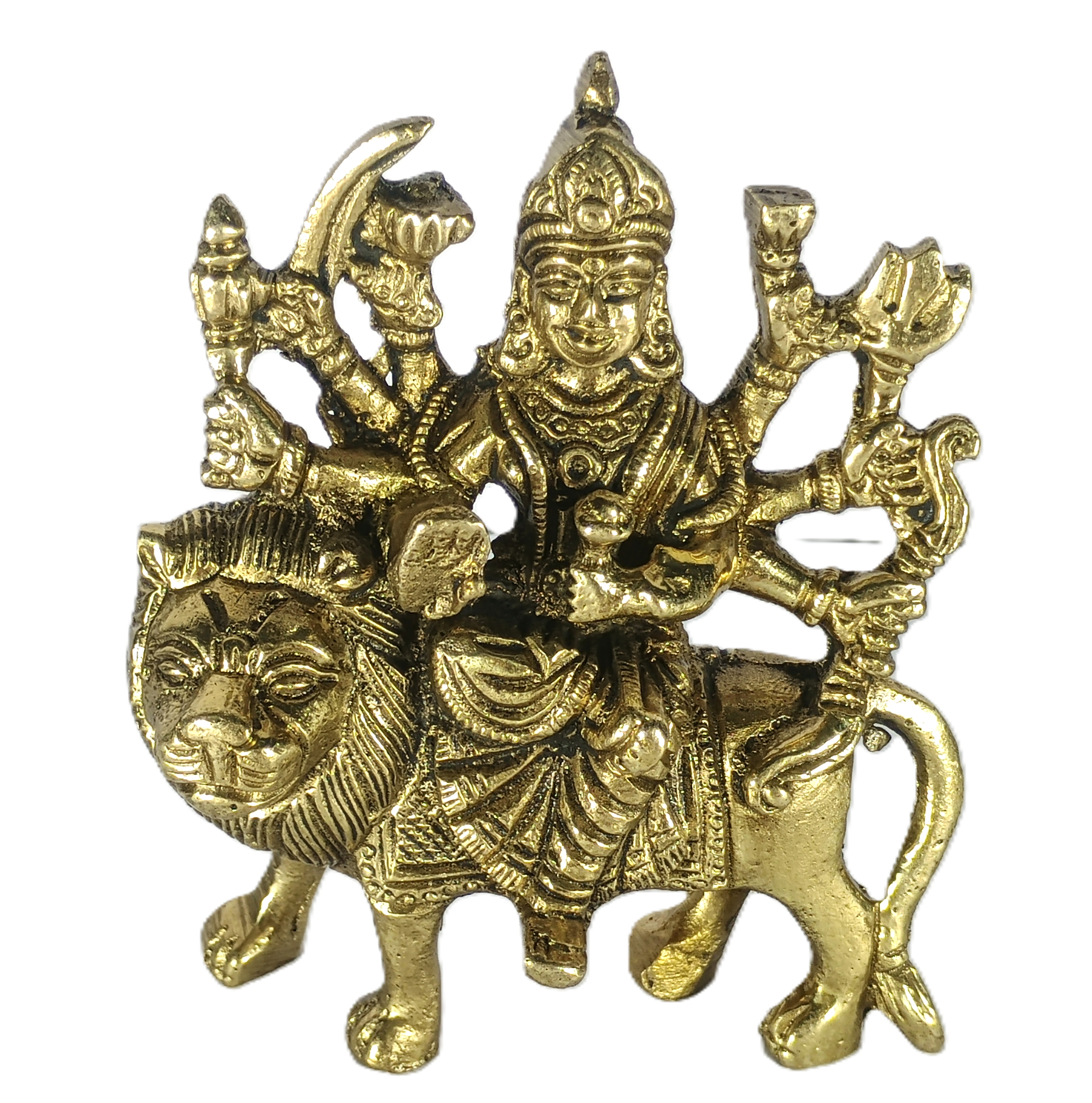 Brass Durga Idol