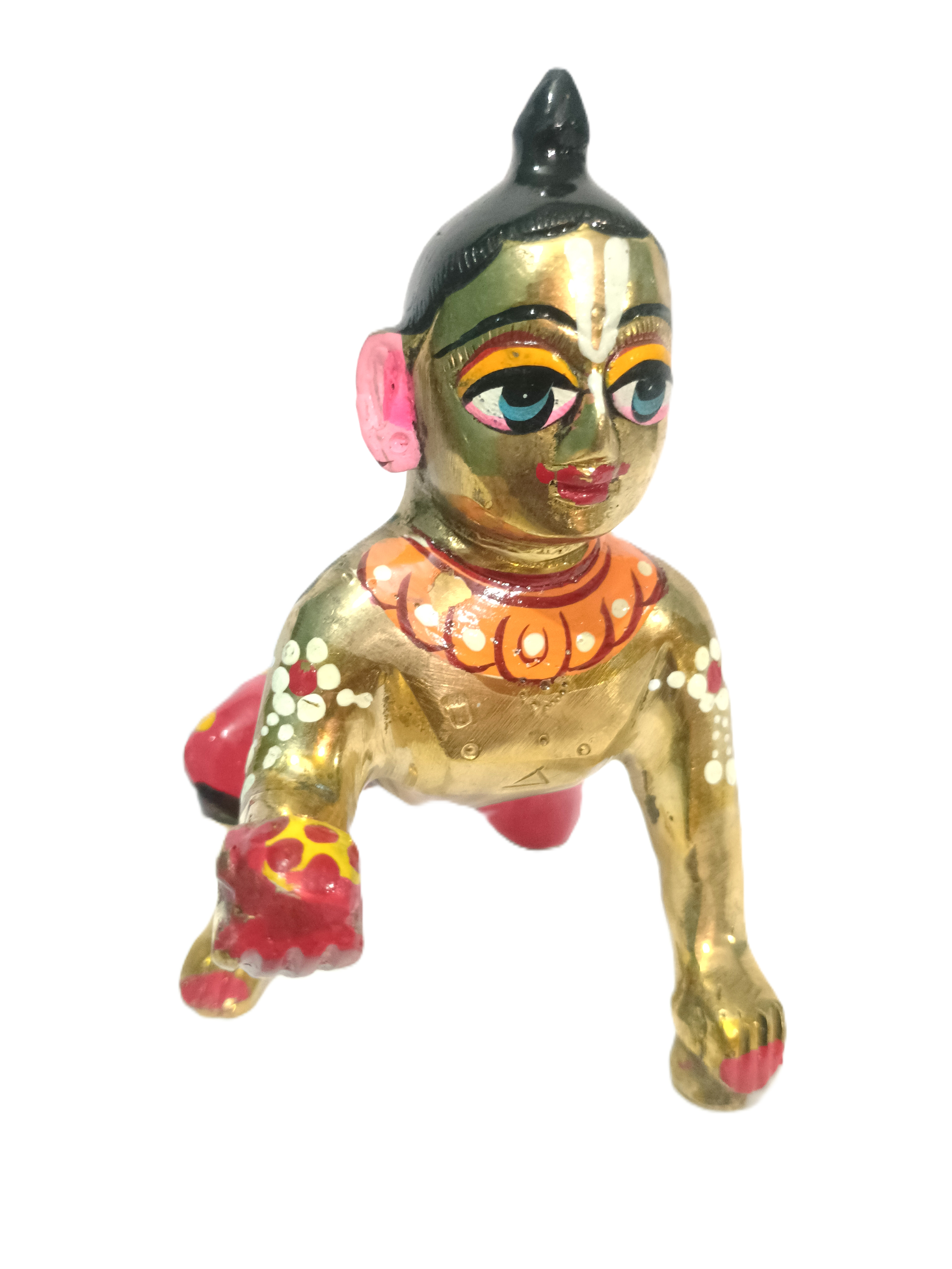 Handcrafted Brass Baby Krishna Idol