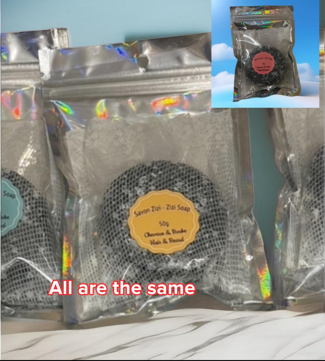 Savon Zizi anti-cheveux blancs et barbe blanche 