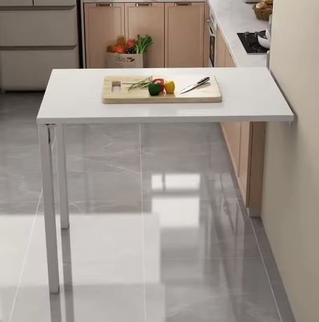 Wall-mounted folding table