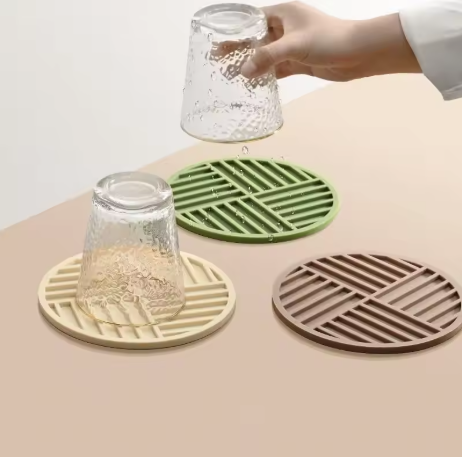 Round Silicone Drain Mat