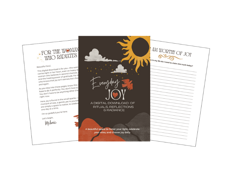 Everyday Joy Guided Digital Journal Digital (Color + Black & White Downloads)