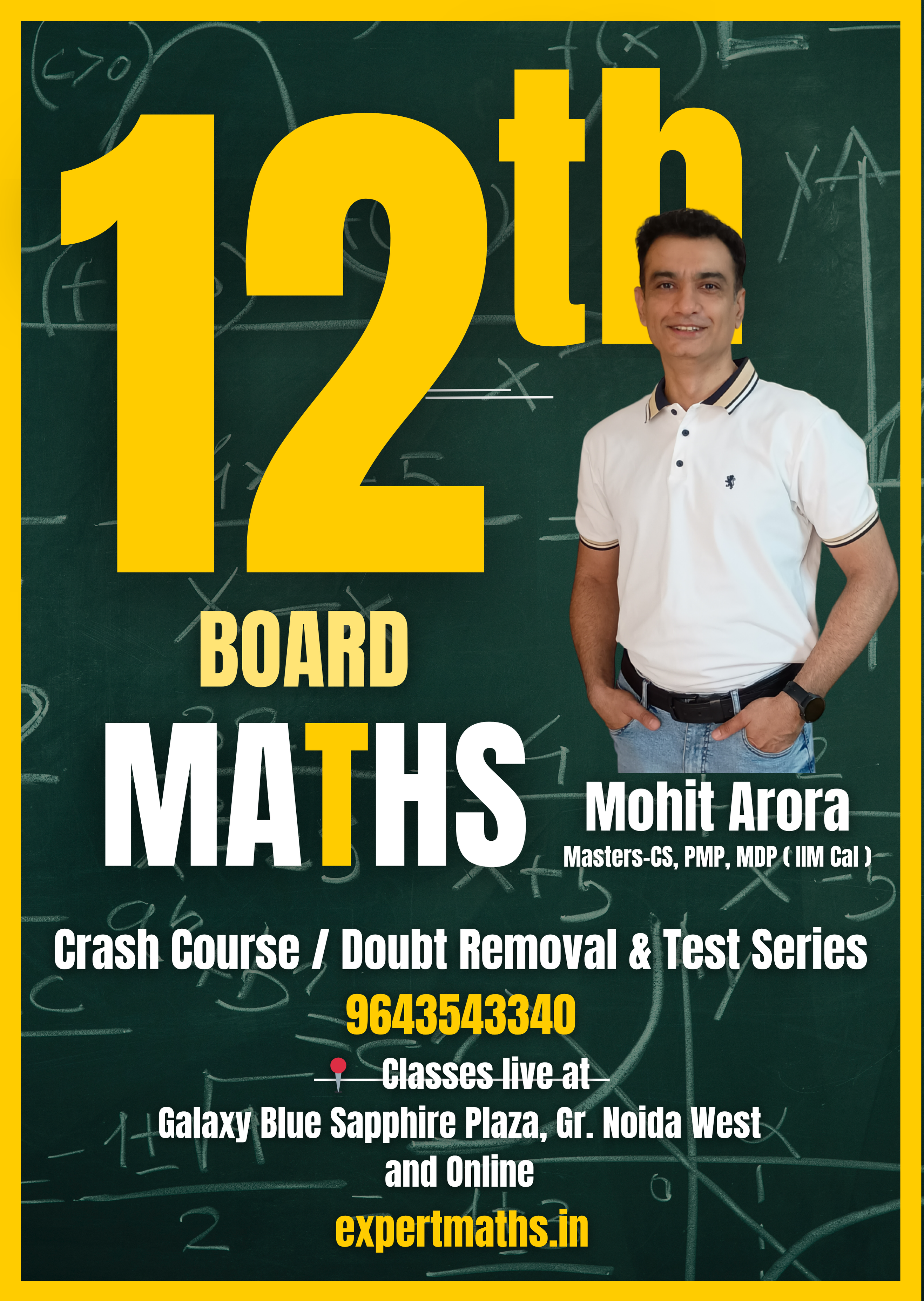 12th CBSE Maths Exam Oriented Batch and Test Series