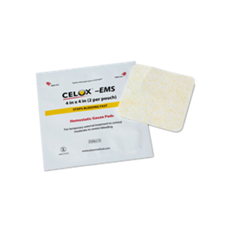 Celox EMS Hemostatic Gauze Pads