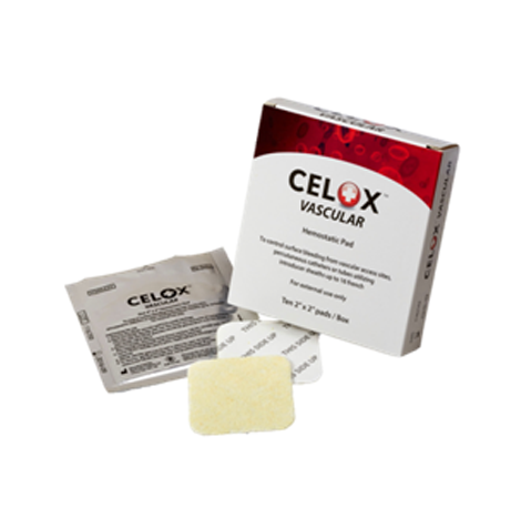 CELOX Vascular Hemostatic Pad