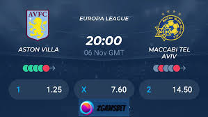 Pronostic Aston Villa – Maccabi Tel Aviv 06/11/2025