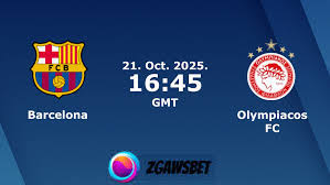 Pronostic FC Barcelone Olympiakos Pirée 21/10/2025