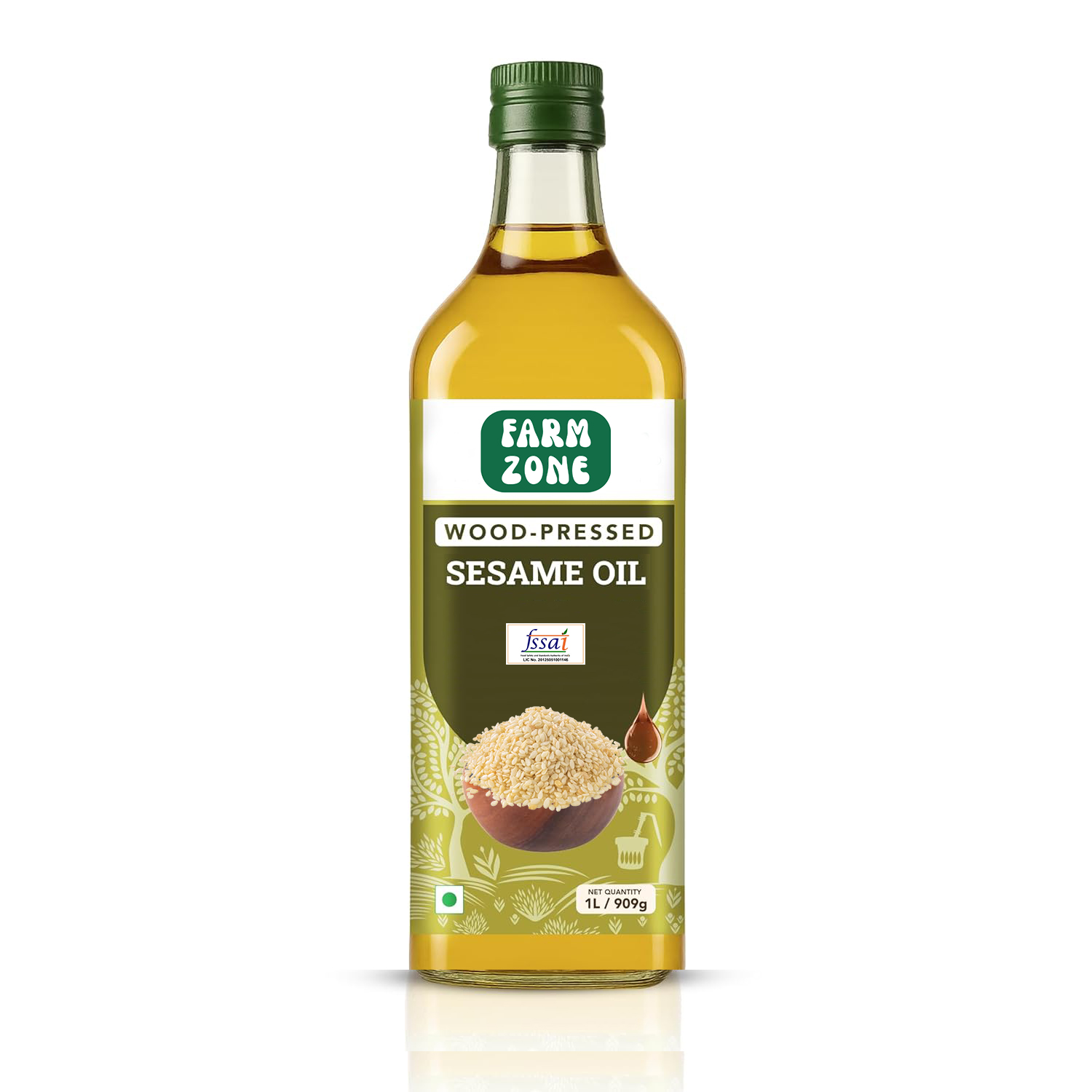 Wood-Pressed Sesame Oil (1000ml)