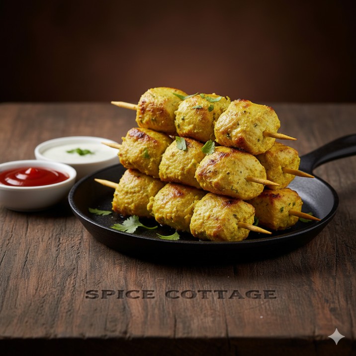 Chicken Reshami Tikka Kabab