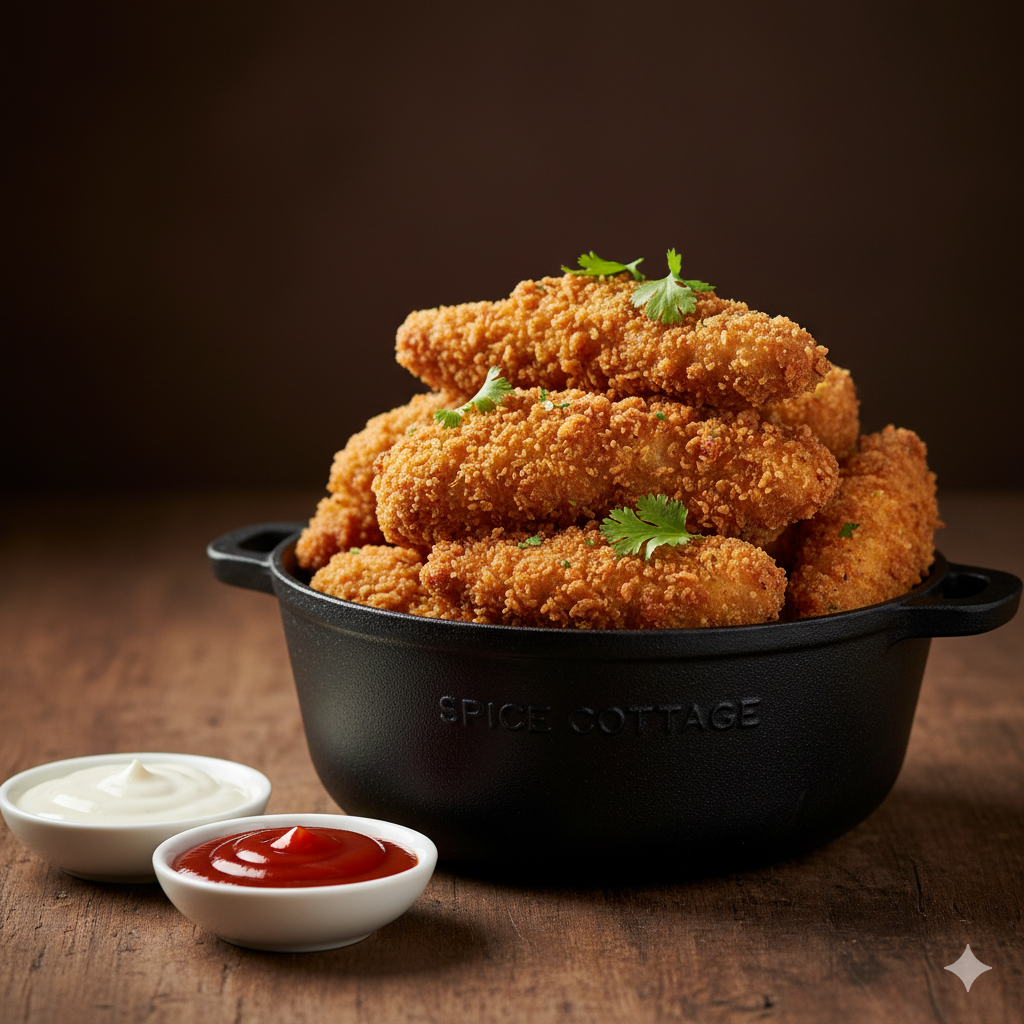 Crispy Chicken Garlic Fingers
