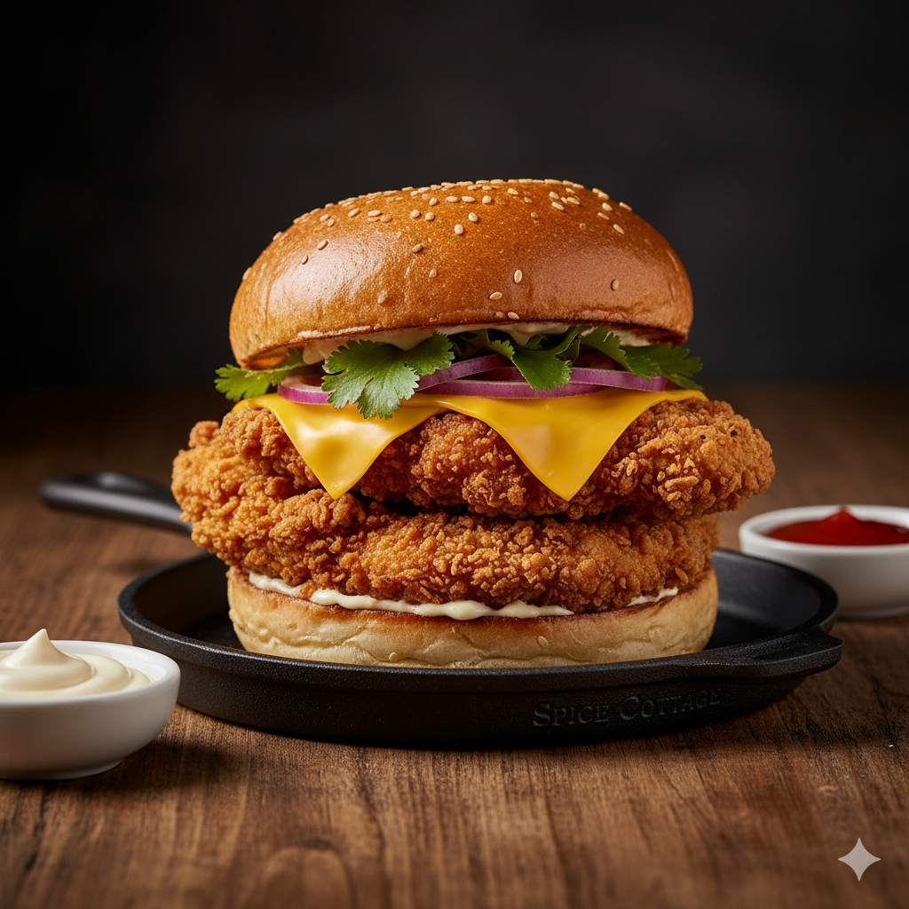 Crispy Chicken Big B Burger