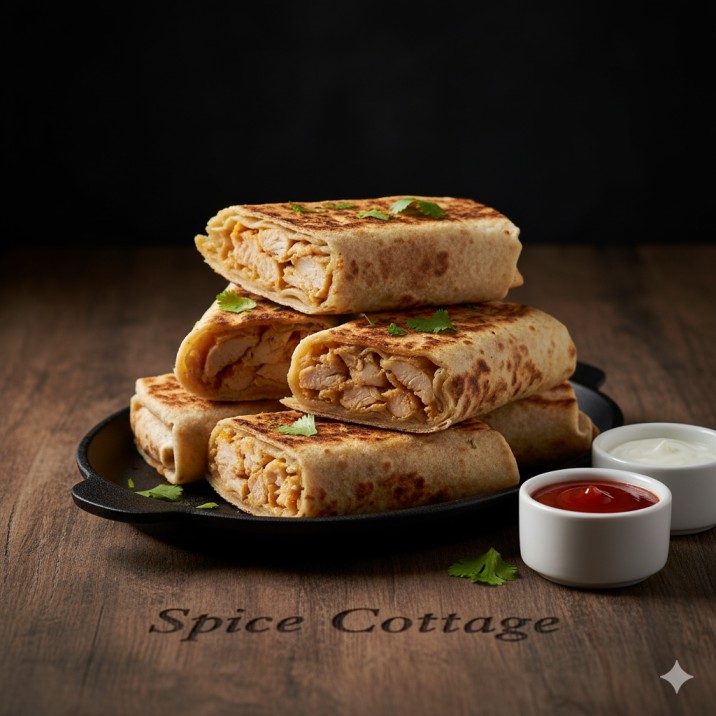 Chicken Double Maharaja Shawarma Wraps