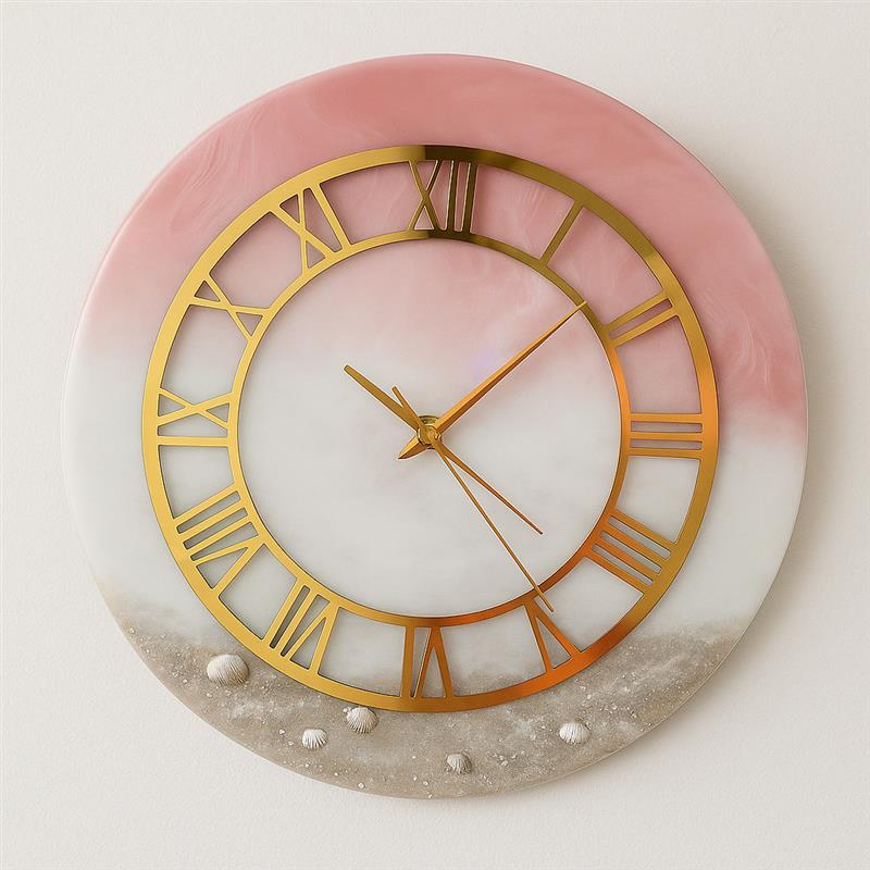 Modern Coastal Wall Clock