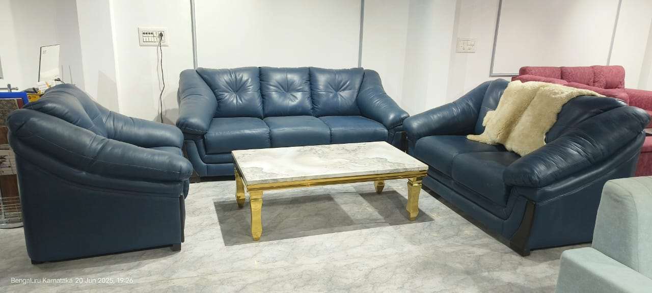 Calendula 3+2+1 Genuine Leather Sofa
