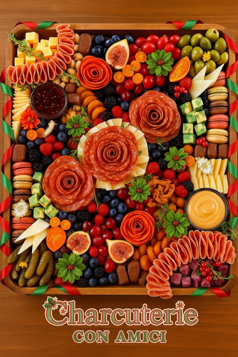 Deluxe Holiday Charcuterie Board Feeds 10-15 people 