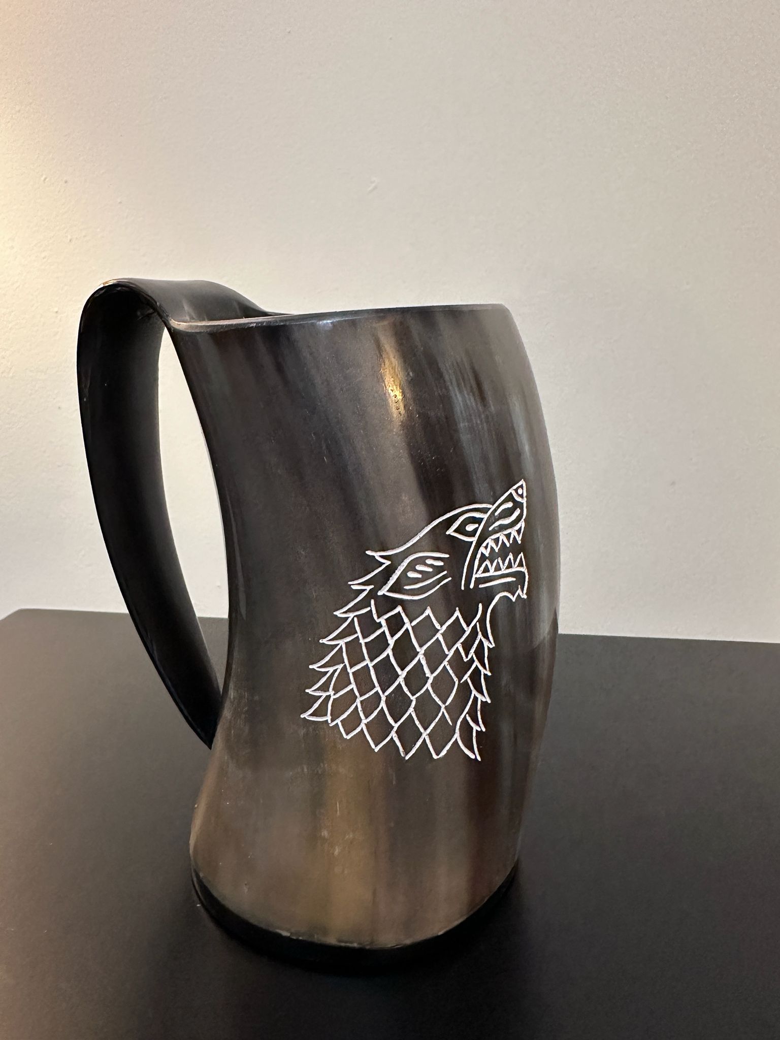Horn Beer Mug