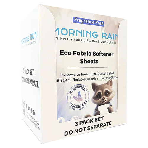 Softener Sheets New Formula Fragrance-Free 180 Loads