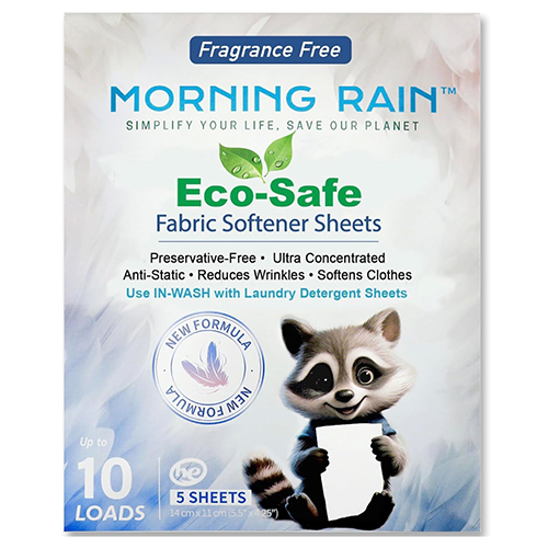 Softener Sheets New Formula Fragrance-Free 10 Loads