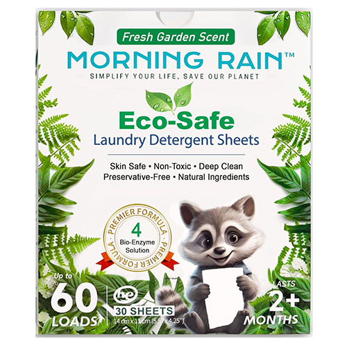 Eco Bio-Enzyme Garden Scent Laundry Detergent Sheets 60loads