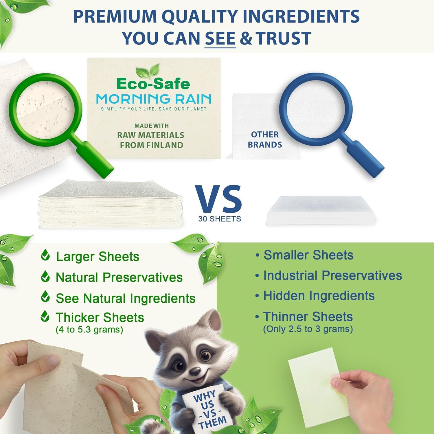 Eco Bio-Enzyme Garden Scent Laundry Detergent Sheets 60loads