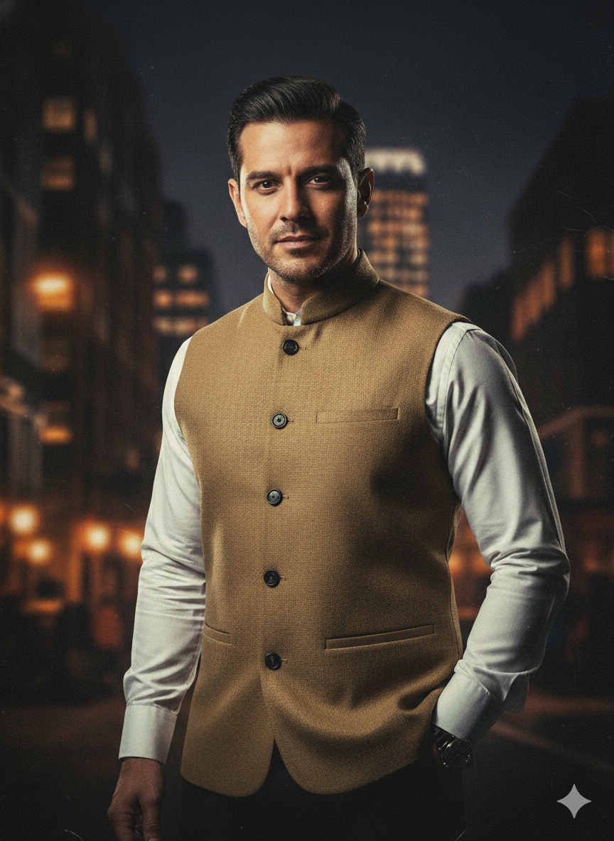 Men's Classic Tan Vest