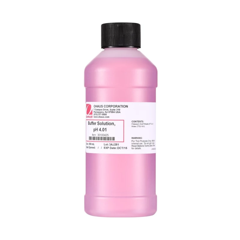 OHAUS Buffer Solution pH 4.01, 250 mL