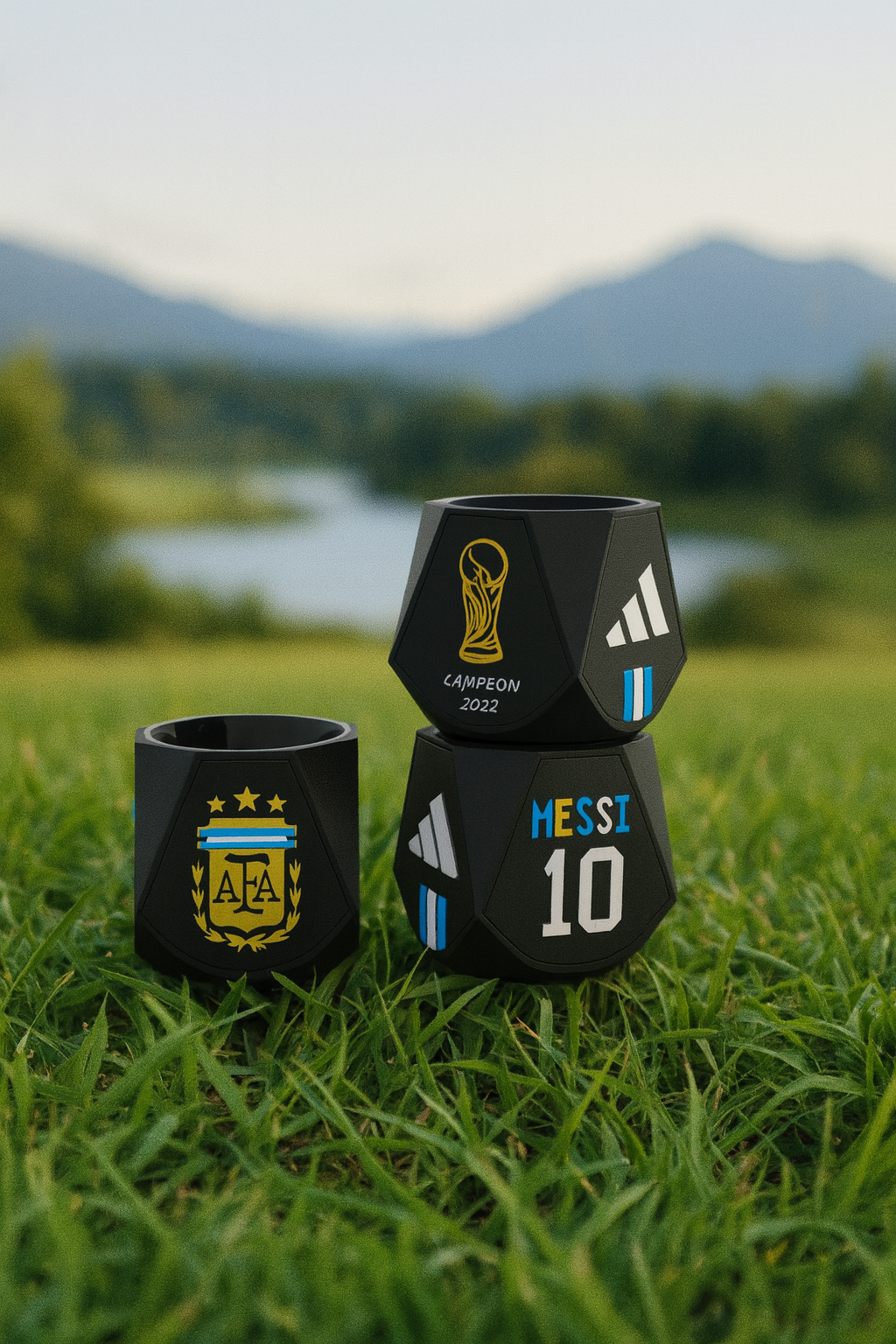 Mate de Selección de Argentina afa escudo 3 estrellas