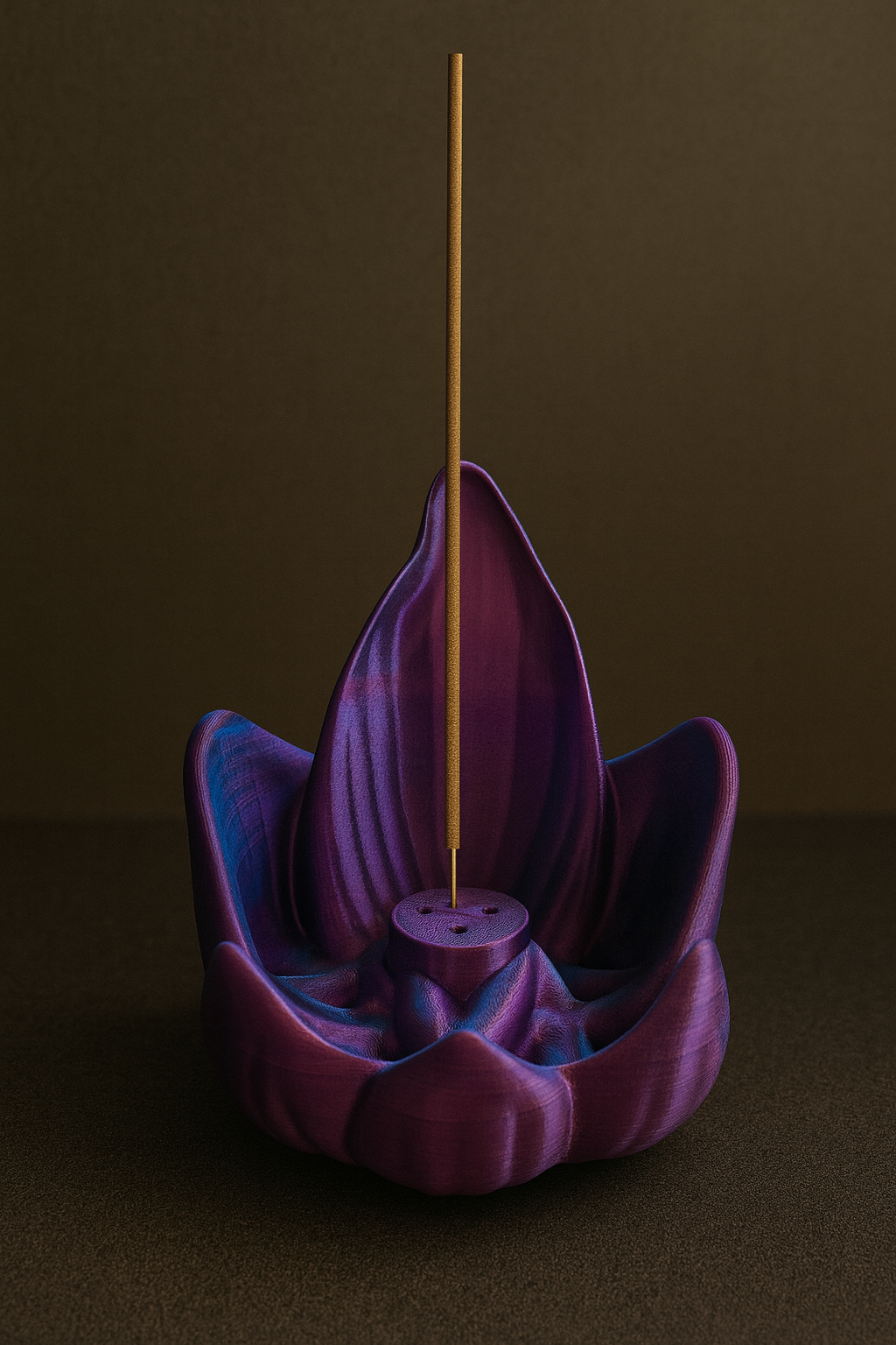 Porta incienso flor de loto