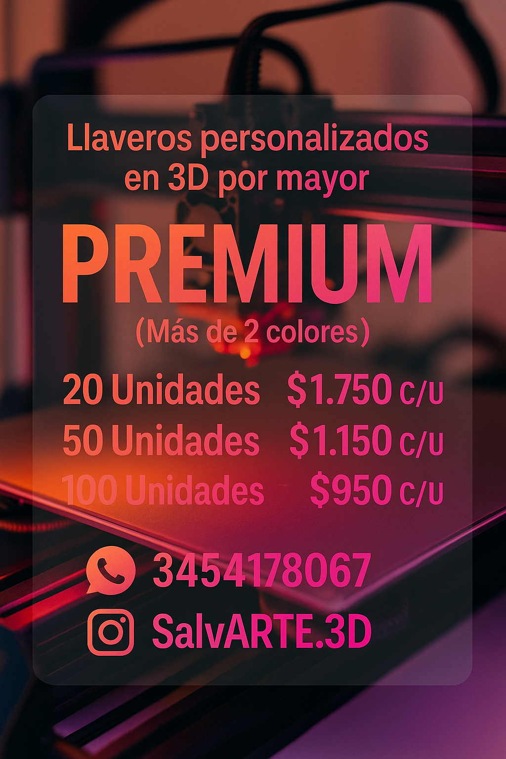 LLaveros Premium Por mayor(Personalizados)(MAS 2 COLORES)