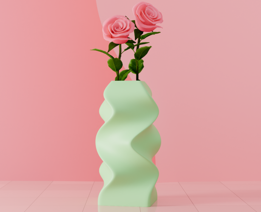 Jarrón decorativo para flores