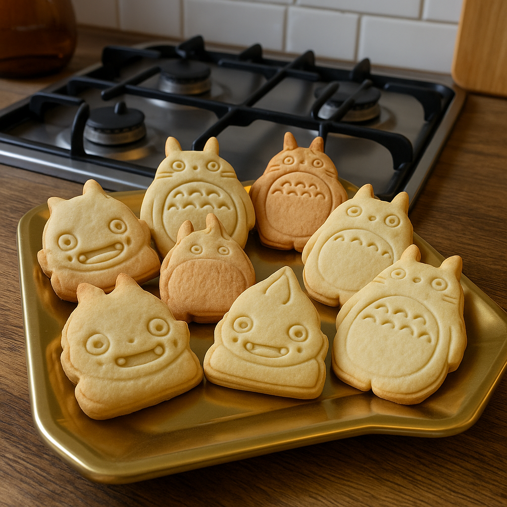 Conjunto de Cortadores de Galletas de studio Ghibli X4