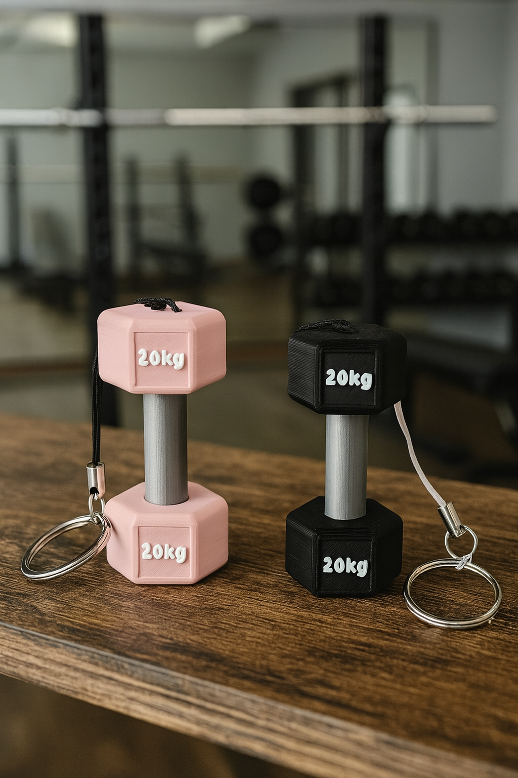 Llavero Gimnasio Pesas Mancuernas