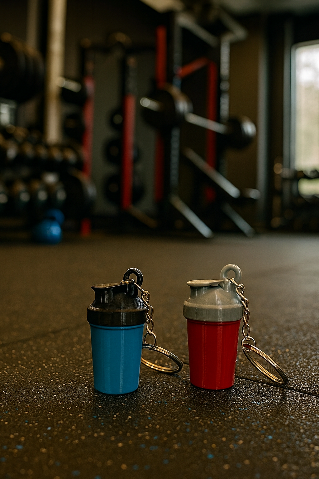 Llavero antiestrés Agitador de proteínas - mini shaker