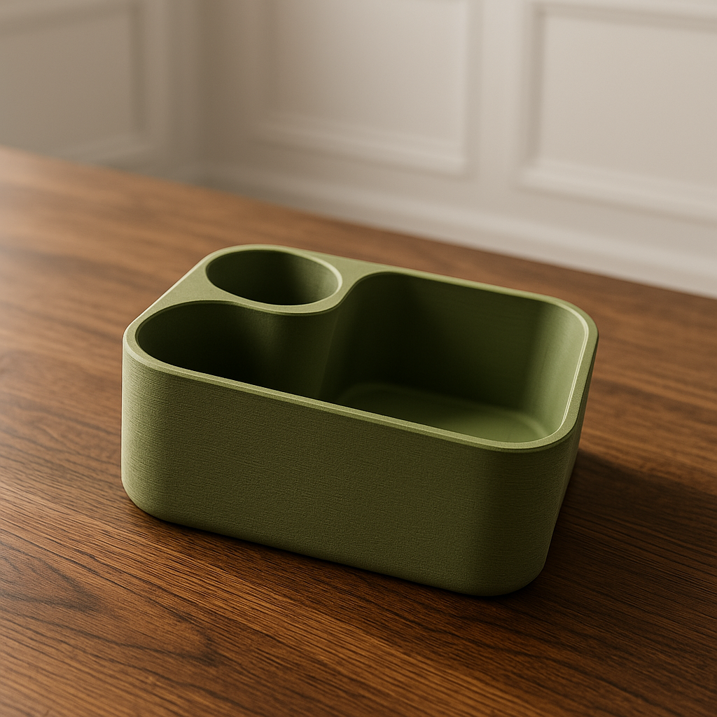 Bowl para snacks y bebida