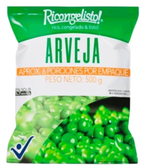 ARVEJA RICONGELISTO LB /KL, CAJA X10, X20