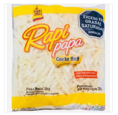 PAPA RAPI PAPA TRADICIONAL 9X9 2 KL