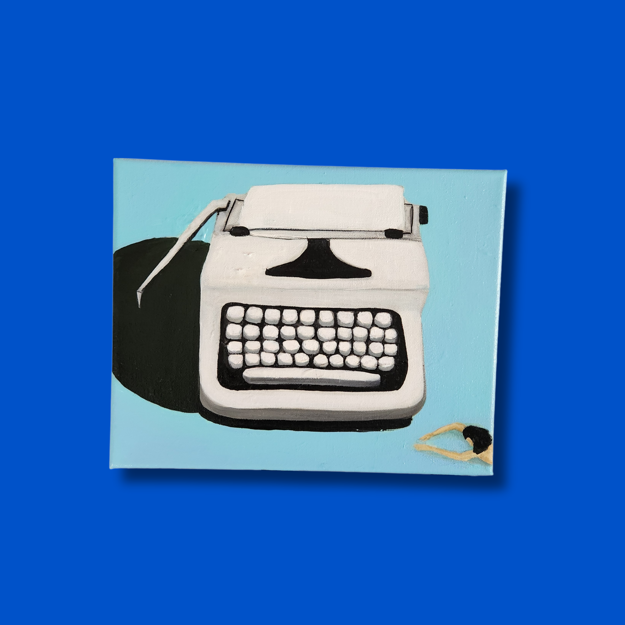 Painting "Swimming truth poetry"