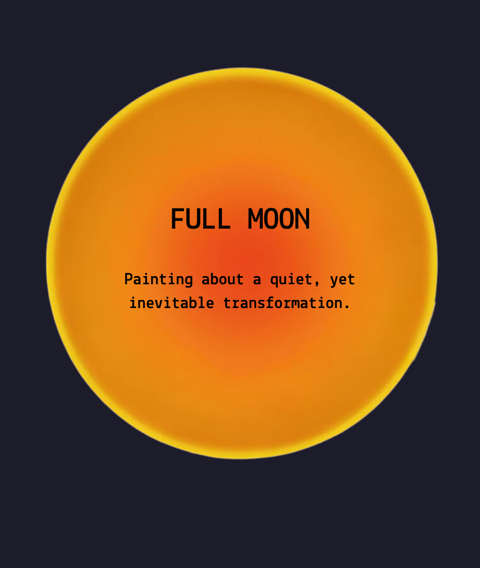 Painting "Full Moon"