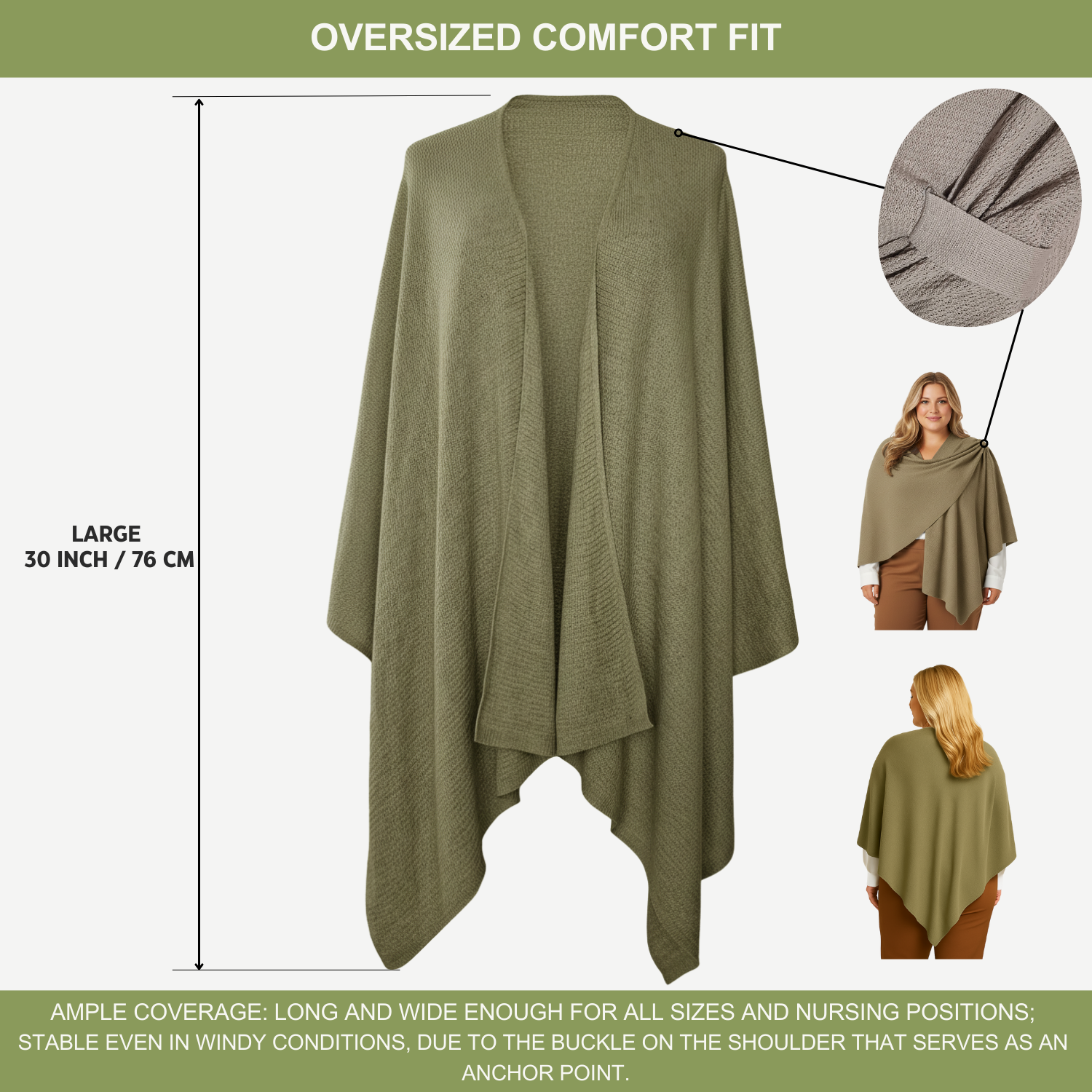 Kakhi Shawl - Nursing Covers - Scarf