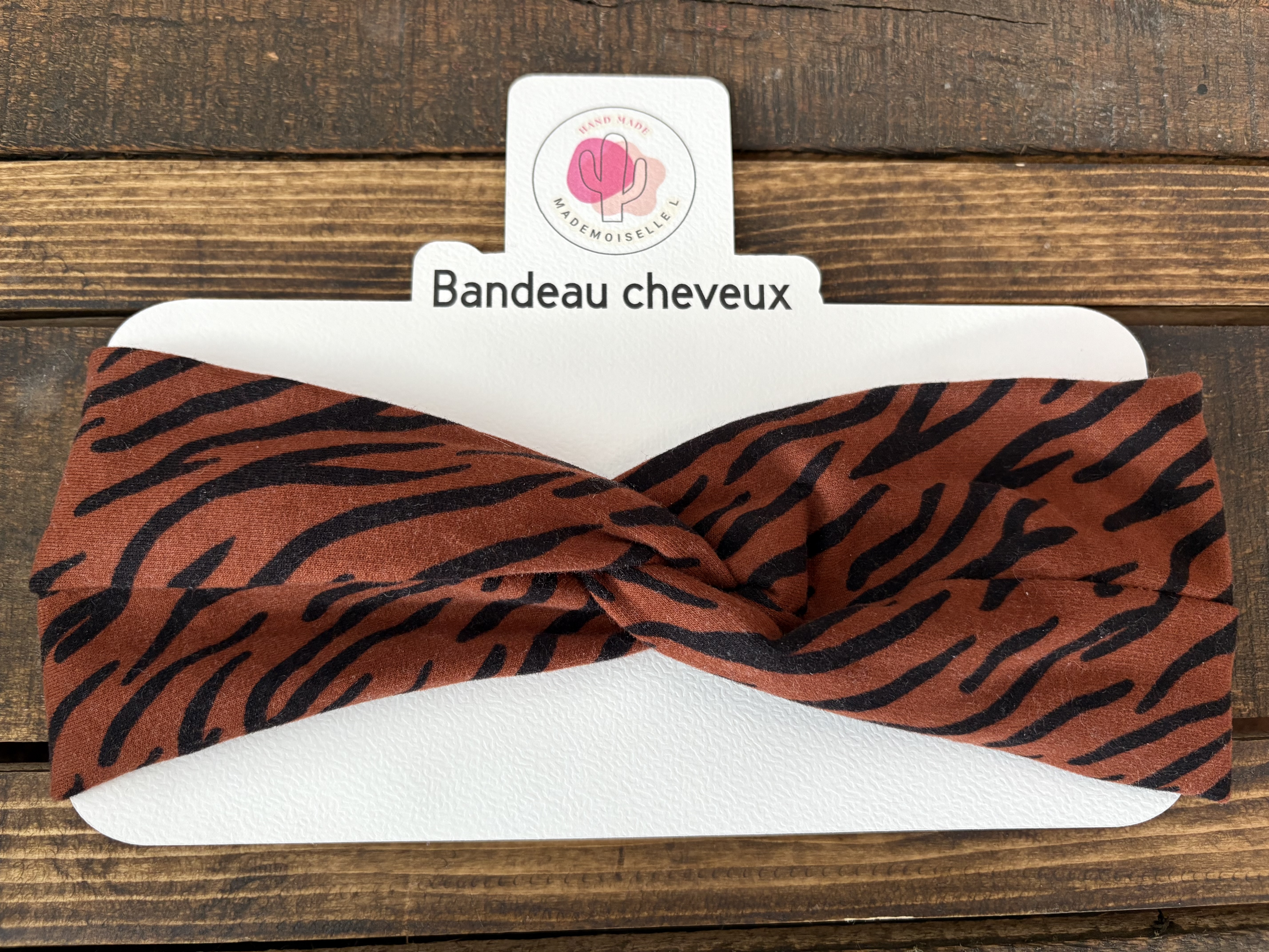 Bandeau ZEBRE BRUN