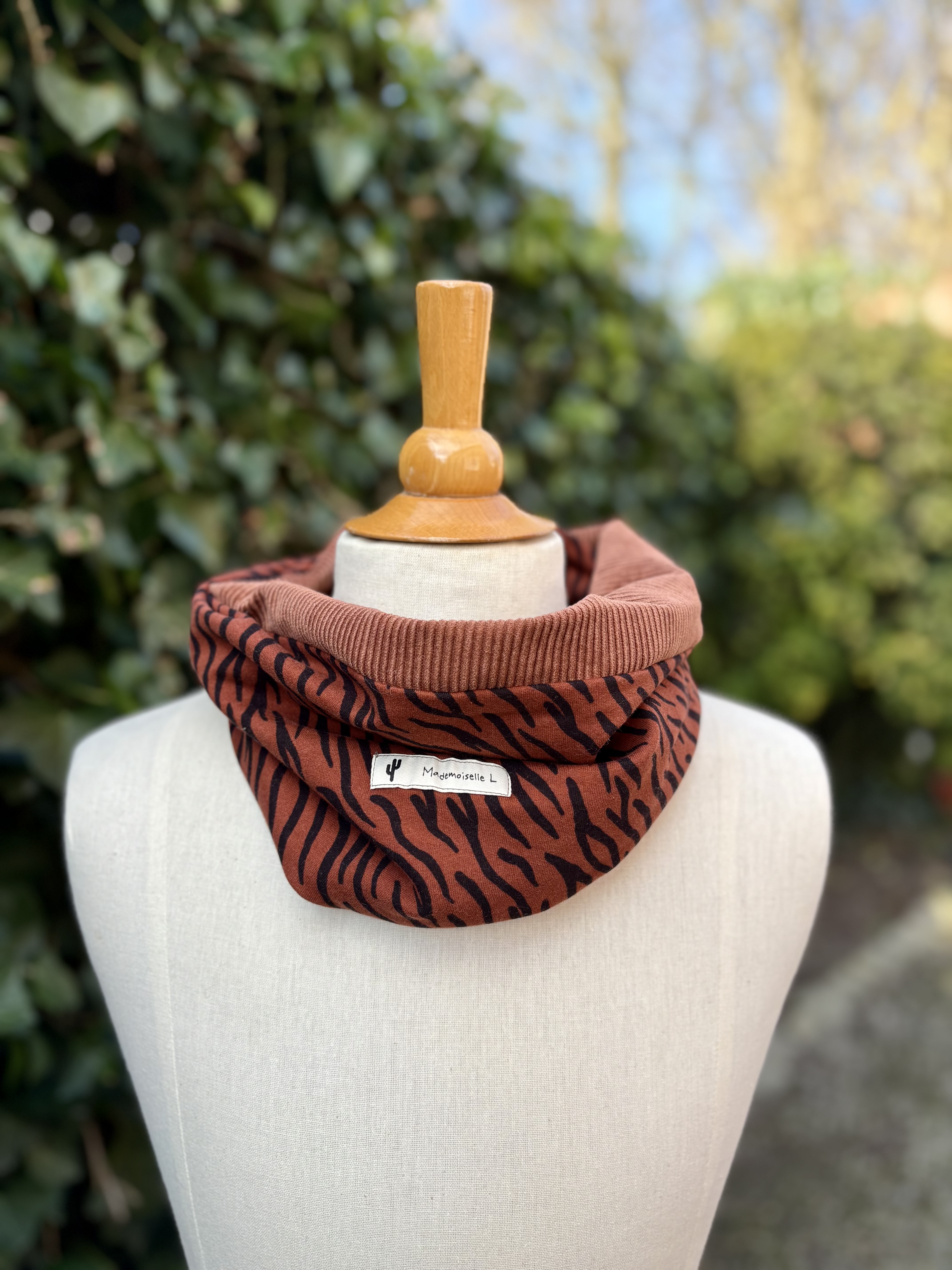 Snnod hiver- ZEBRE BRUN 