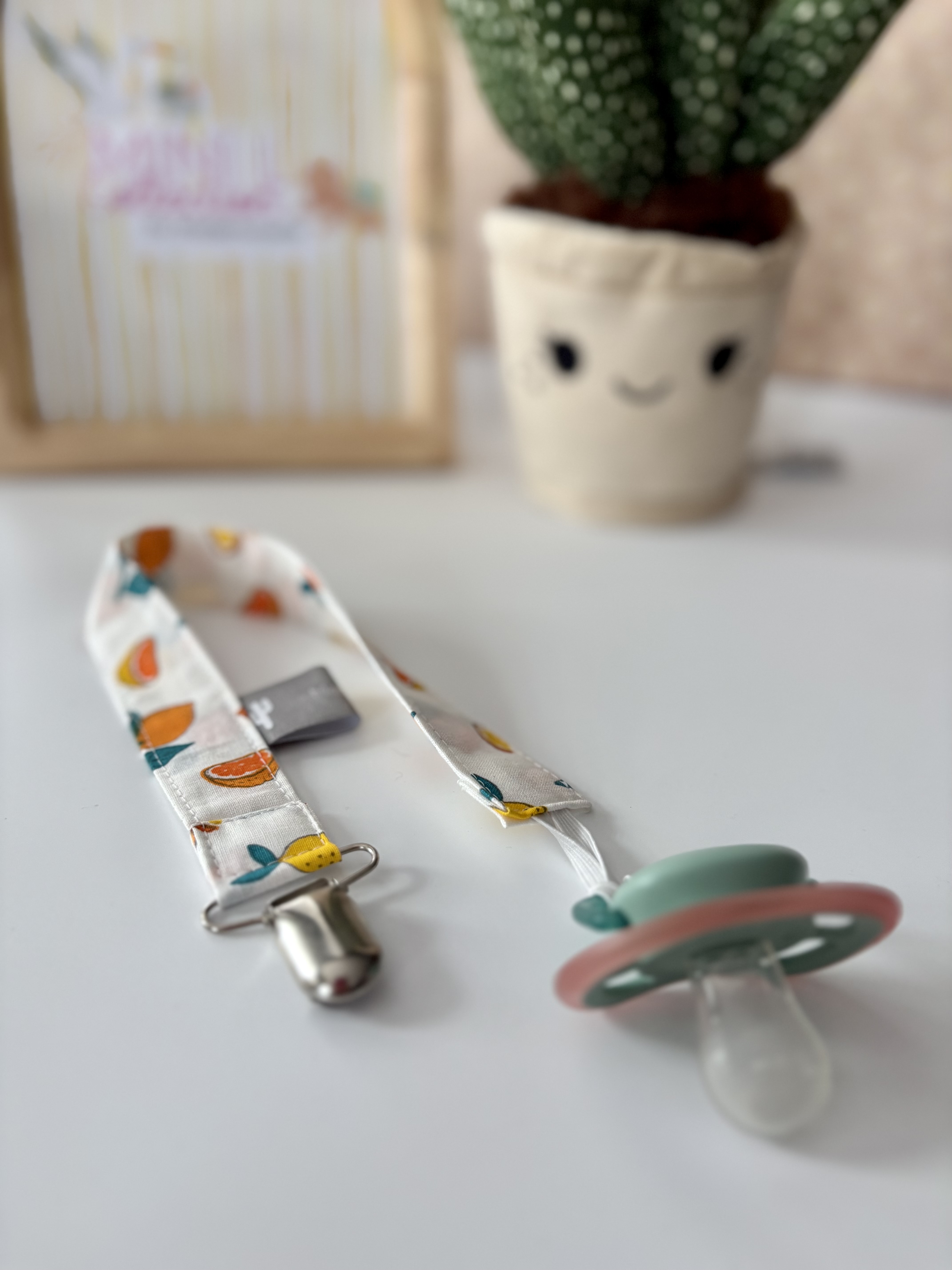 Attache tétine- CITRON