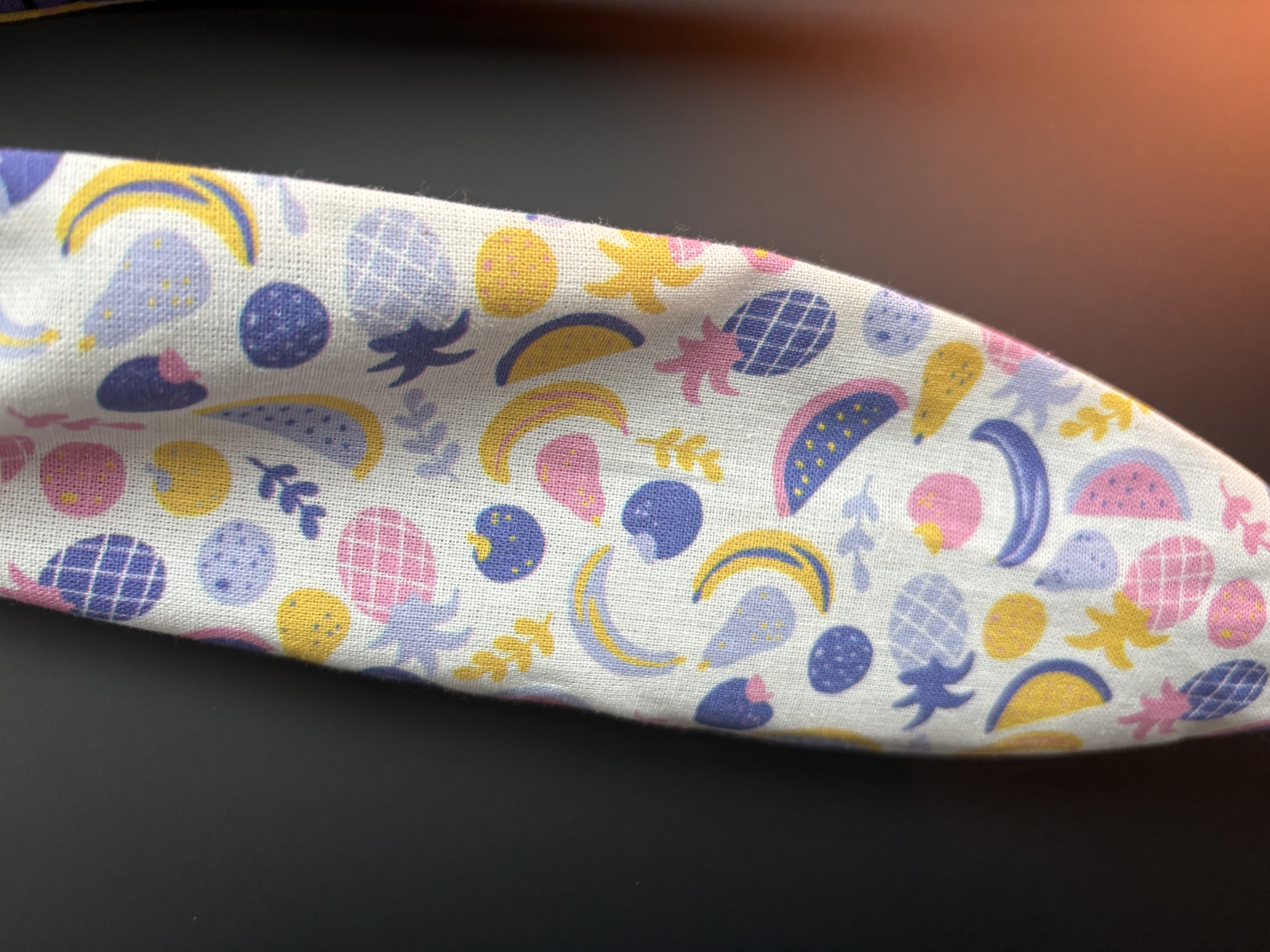 Foulard fraicheur 2 en 1- FRUITS PASTEL