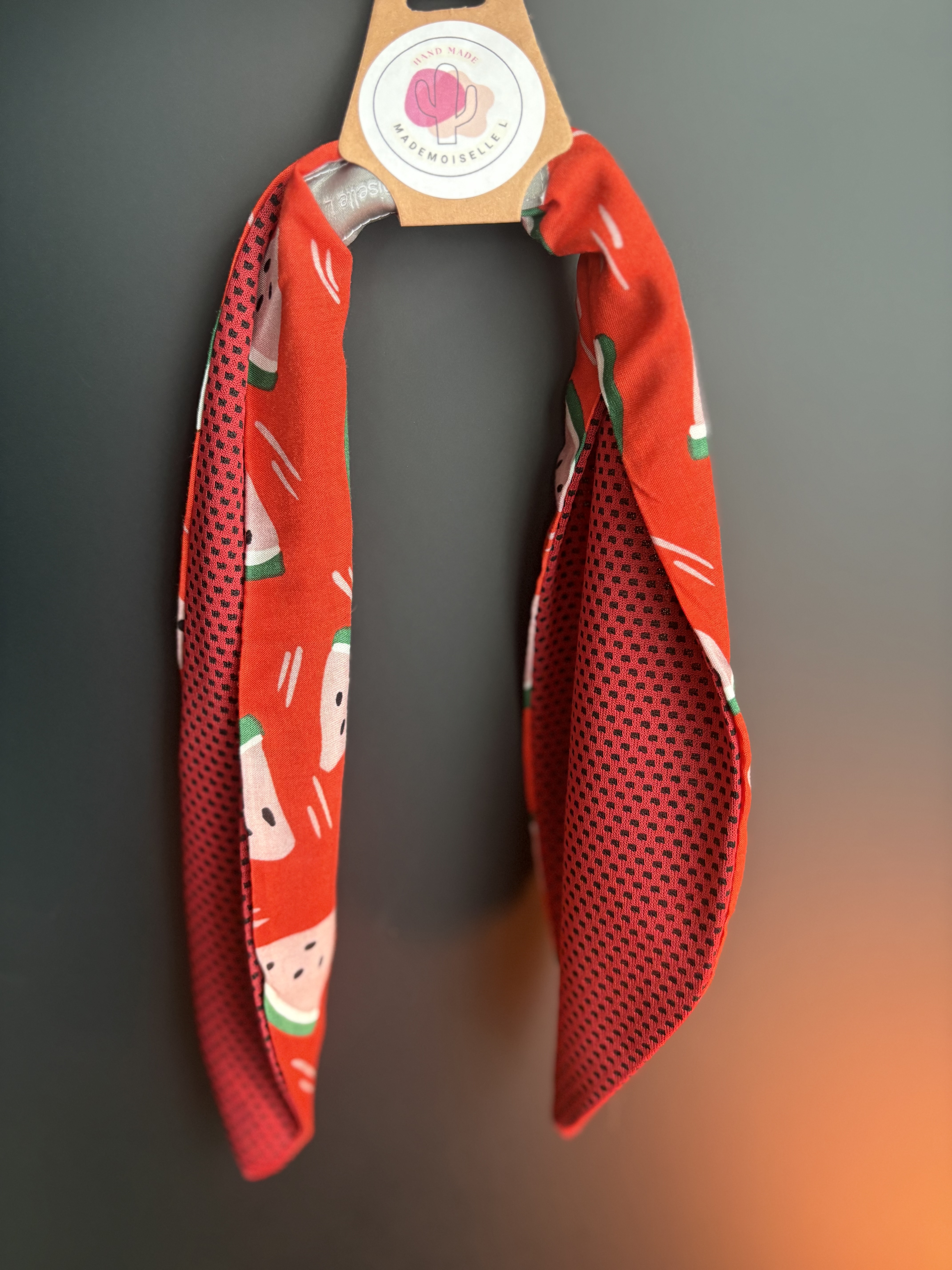 Foulard fraicheur 2 en 1- PASTEQUES