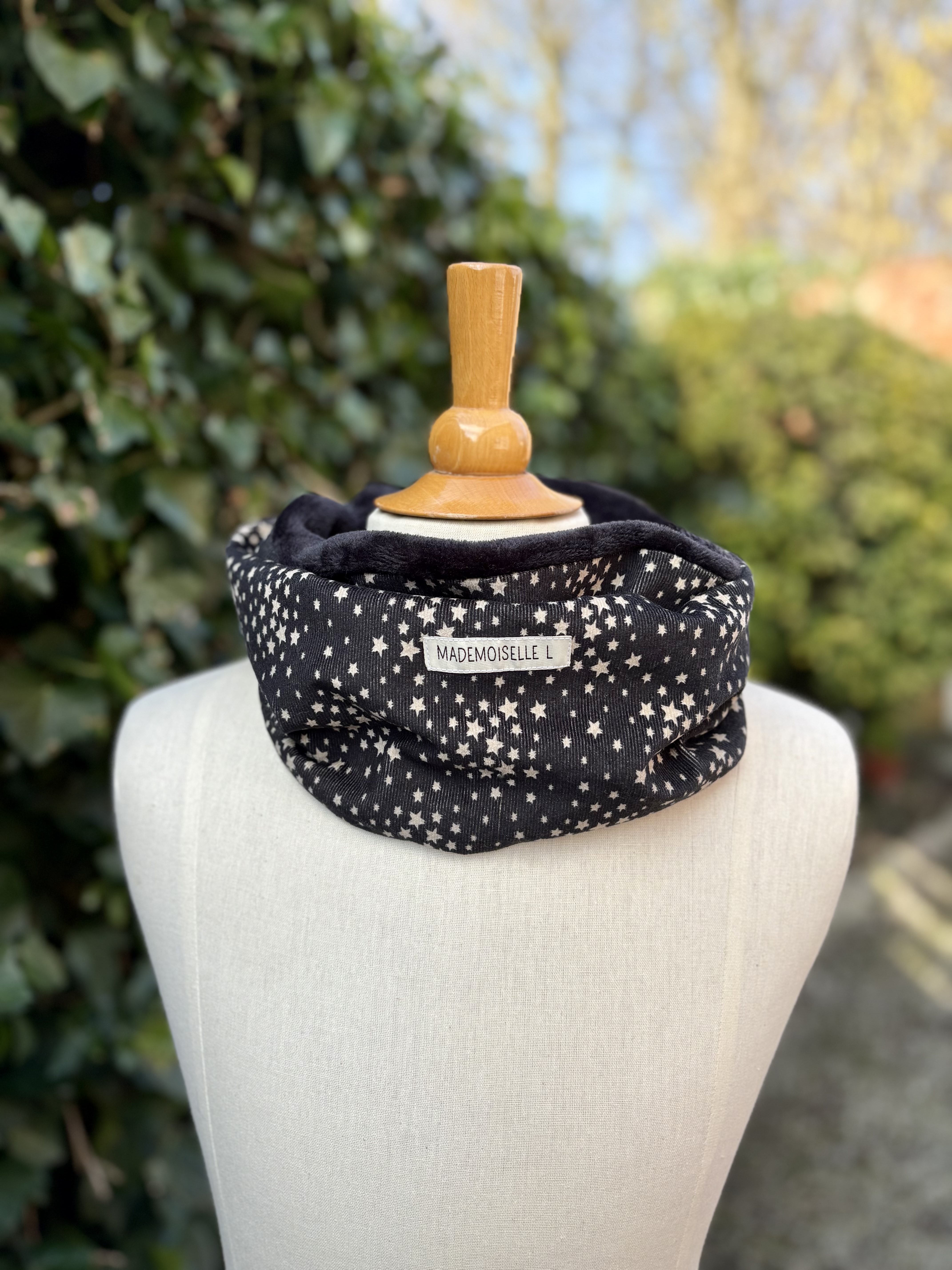 Snood hiver- NOIR + ETOILES