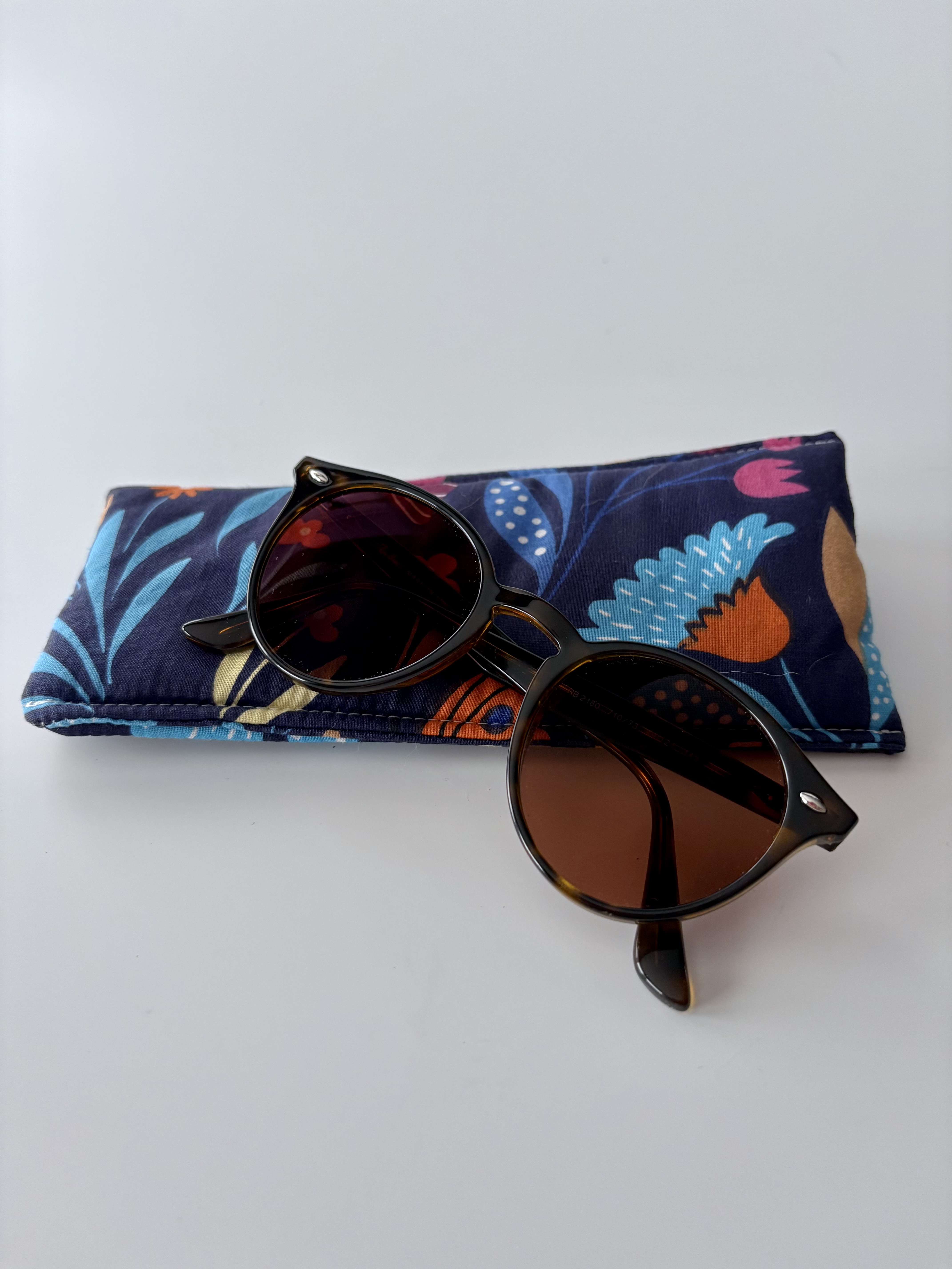 Etui à lunettes-TROPIQUE BLEU